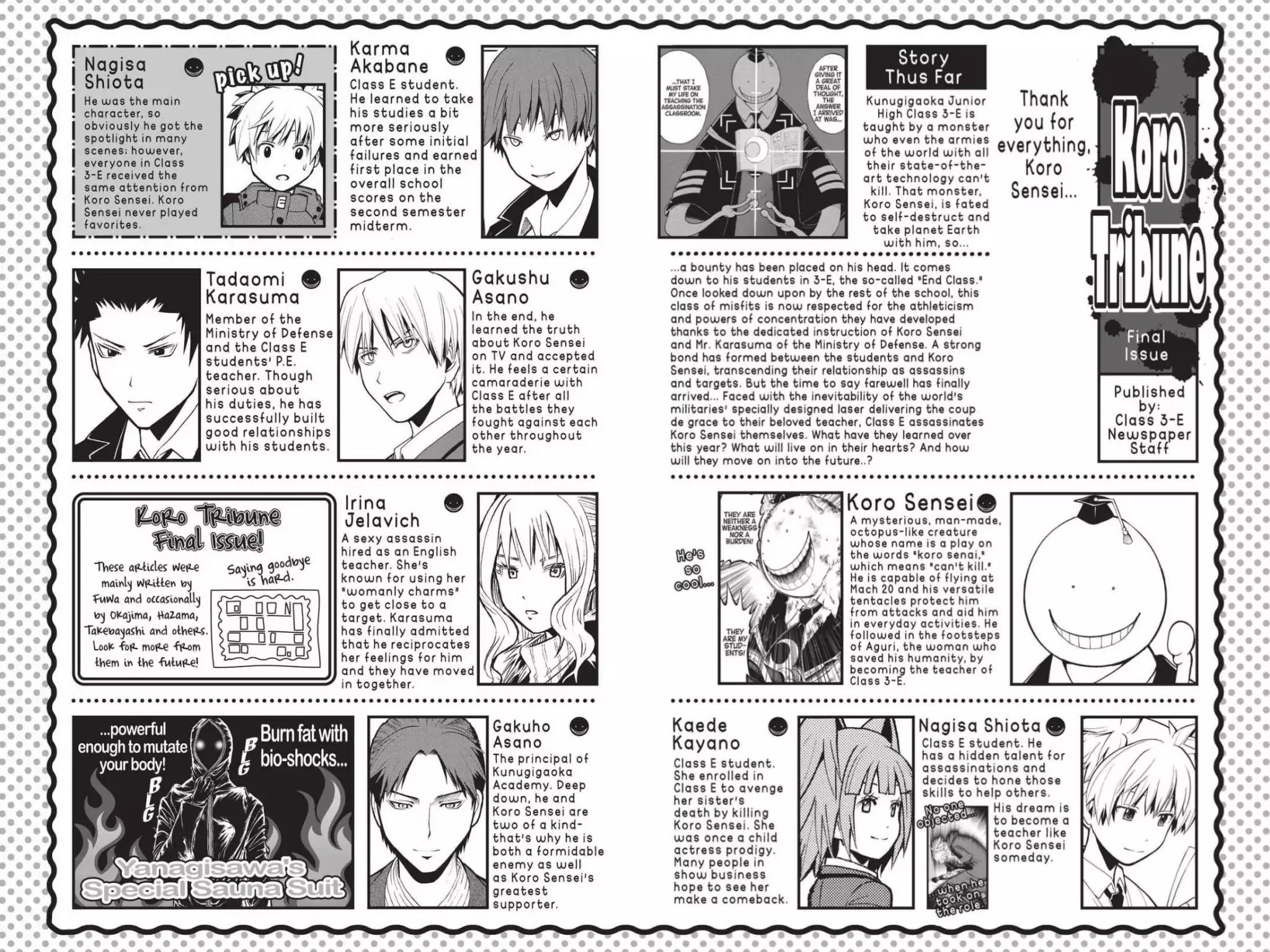 Ansatsu Kyoushitsu Chapter 178 page 3 - Chapter 178: Vol.21 CLASS 178: Time for Tears