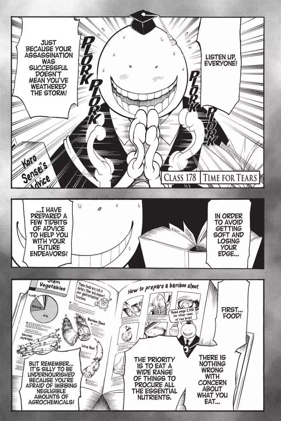 Ansatsu Kyoushitsu Chapter 178 page 6 - Chapter 178: Vol.21 CLASS 178: Time for Tears