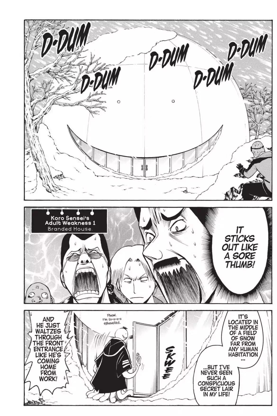 Ansatsu Kyoushitsu Chapter 180.5 page 6 - Vol.21 EXTRA CLASS 1: Time to Come Home