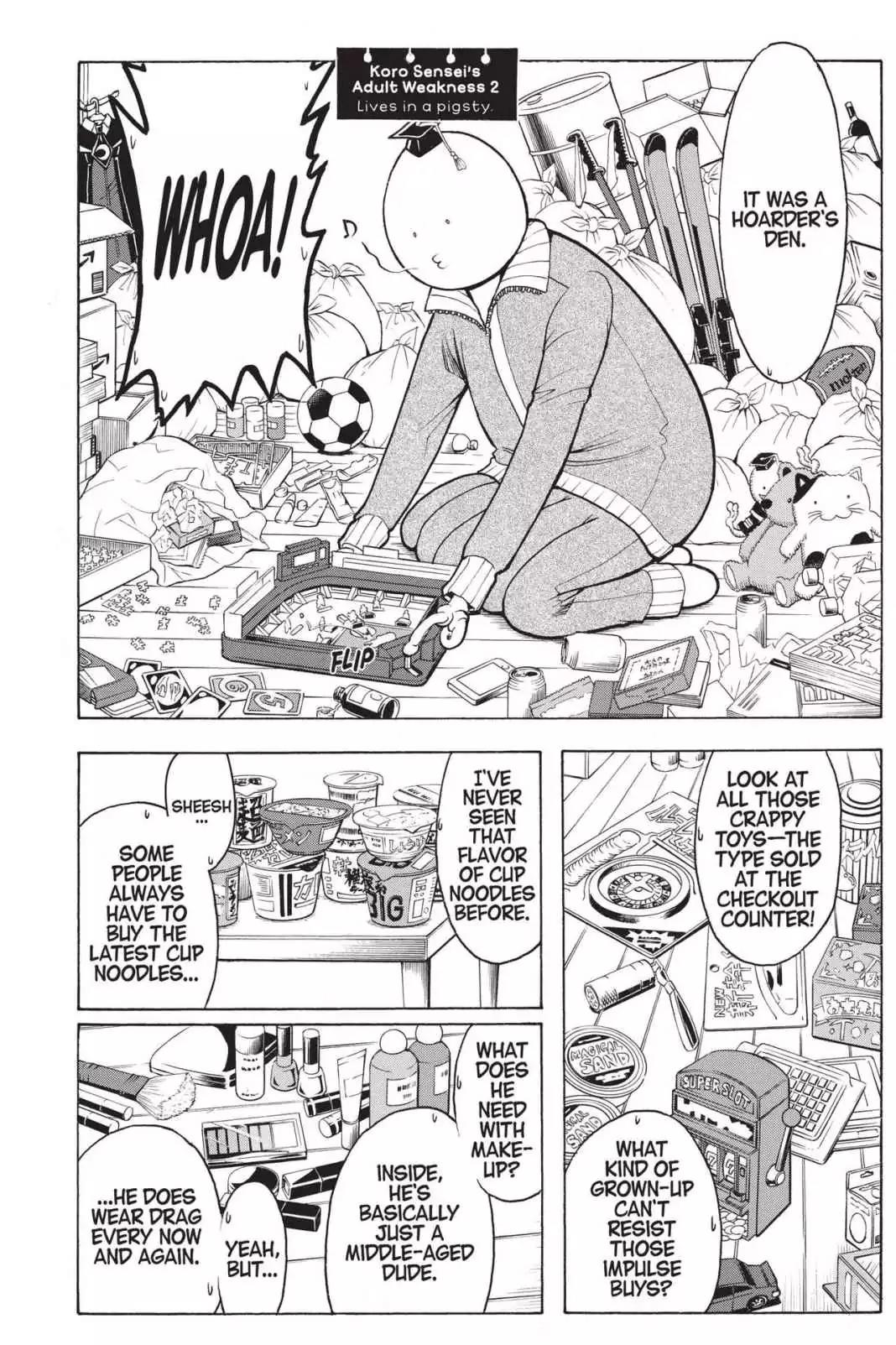 Ansatsu Kyoushitsu Chapter 180.5 page 8 - Vol.21 EXTRA CLASS 1: Time to Come Home