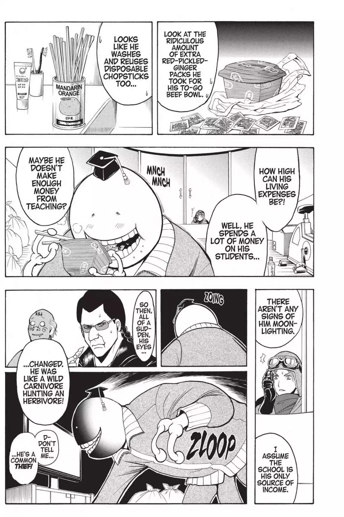 Ansatsu Kyoushitsu Chapter 180.5 page 9 - Vol.21 EXTRA CLASS 1: Time to Come Home