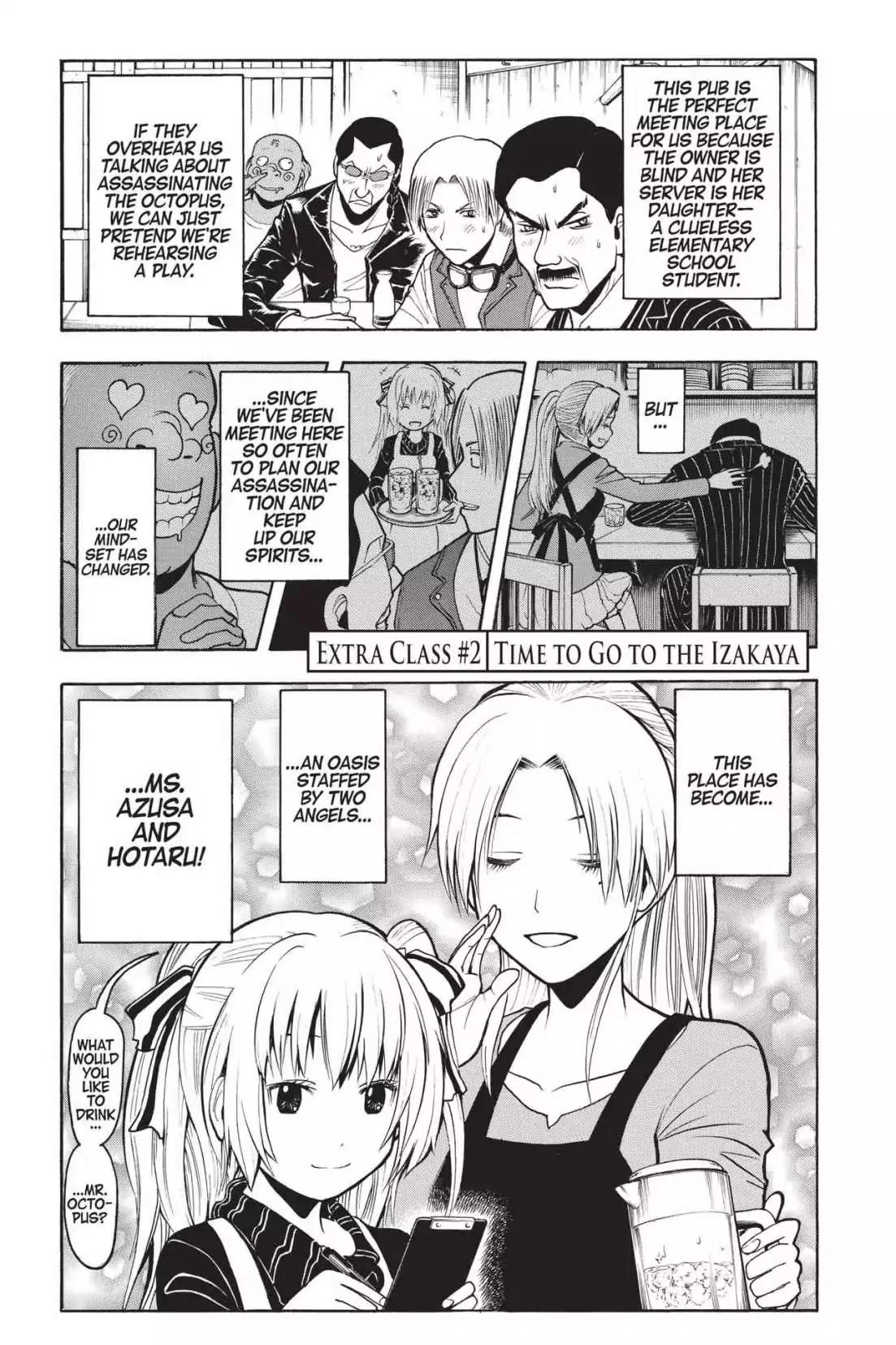 Ansatsu Kyoushitsu Chapter 180.6 page 1 - Vol.21 EXTRA CLASS 2: Time to Go to the Izakaya