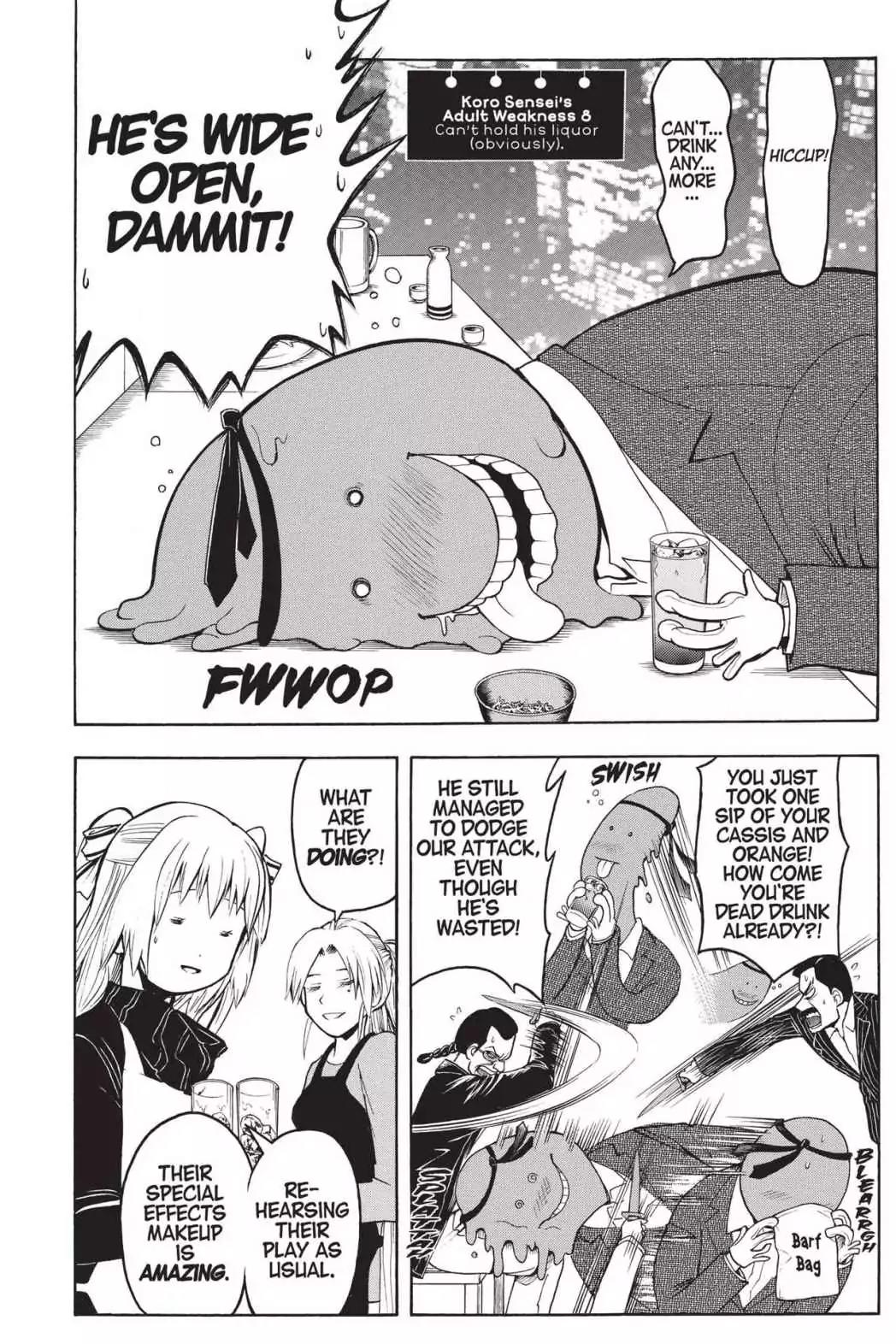 Ansatsu Kyoushitsu Chapter 180.6 page 4 - Vol.21 EXTRA CLASS 2: Time to Go to the Izakaya