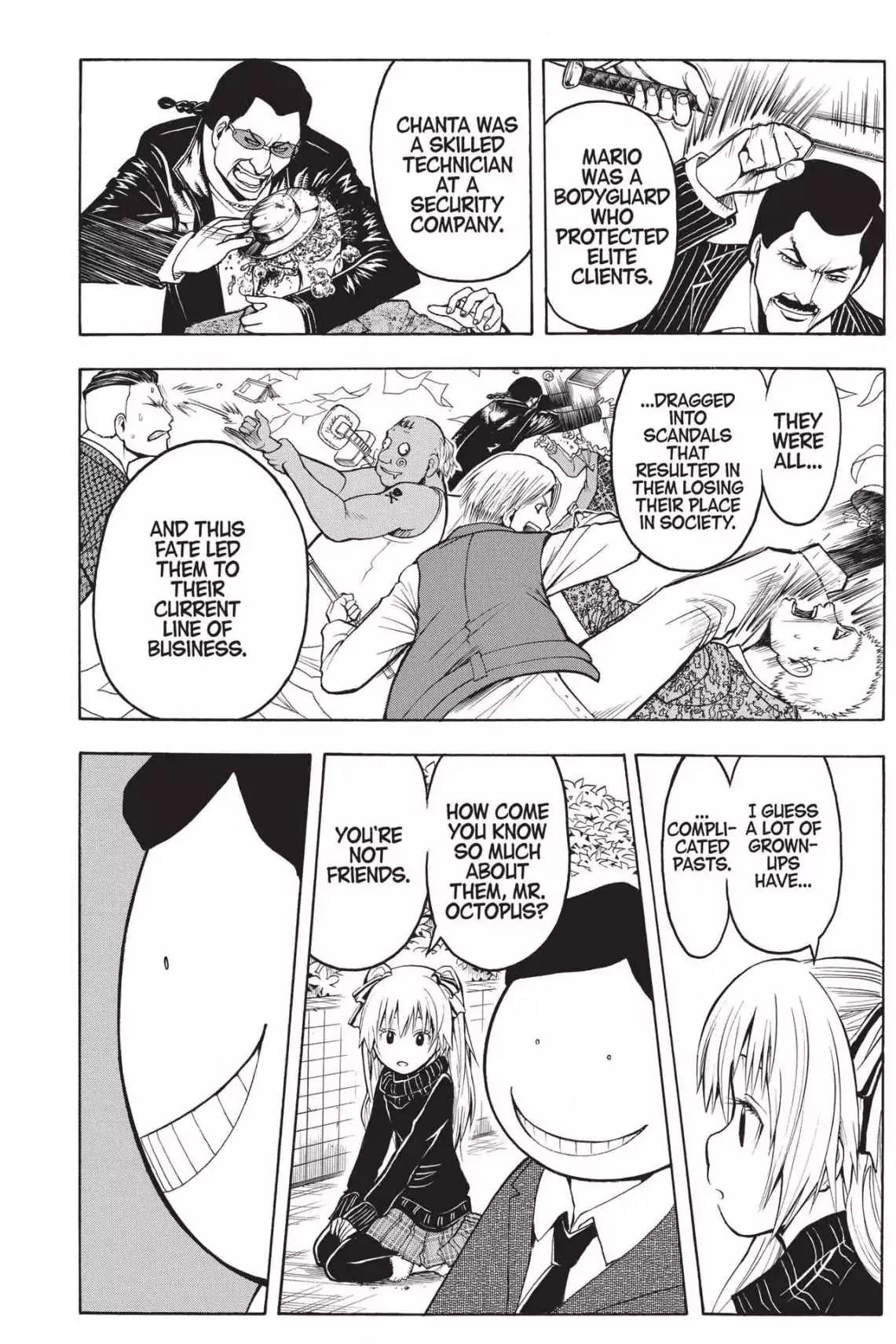 Ansatsu Kyoushitsu Chapter 180.7 page 10 - Vol.21 EXTRA CLASS 3: Time to Reveal Identities