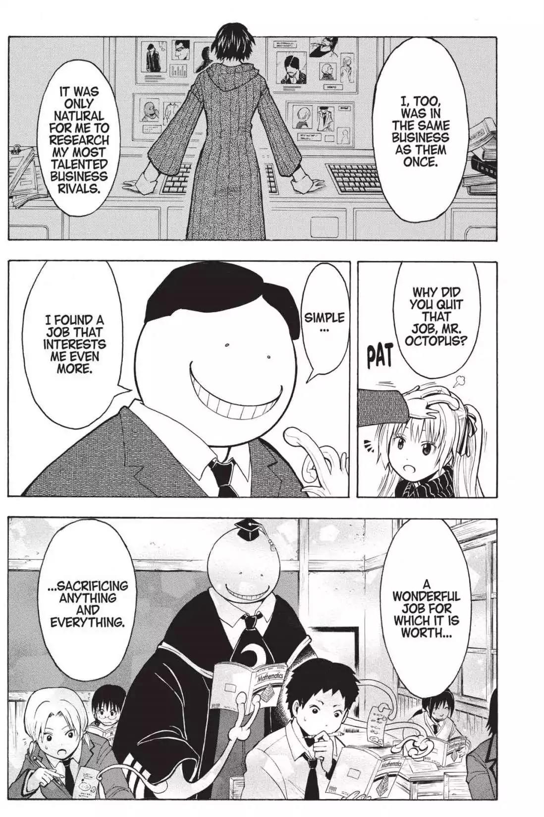 Ansatsu Kyoushitsu Chapter 180.7 page 11 - Vol.21 EXTRA CLASS 3: Time to Reveal Identities