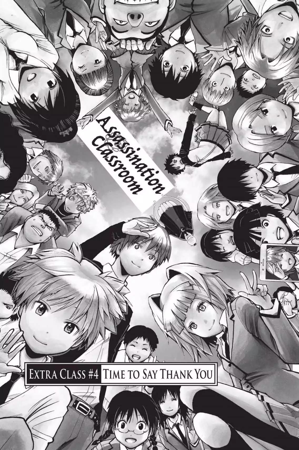 Ansatsu Kyoushitsu Chapter 180.8 page 1 - Vol.21 EXTRA CLASS 4: Time to Say Thank You