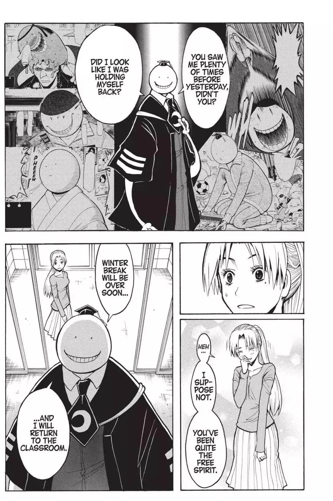 Ansatsu Kyoushitsu Chapter 180.8 page 14 - Vol.21 EXTRA CLASS 4: Time to Say Thank You