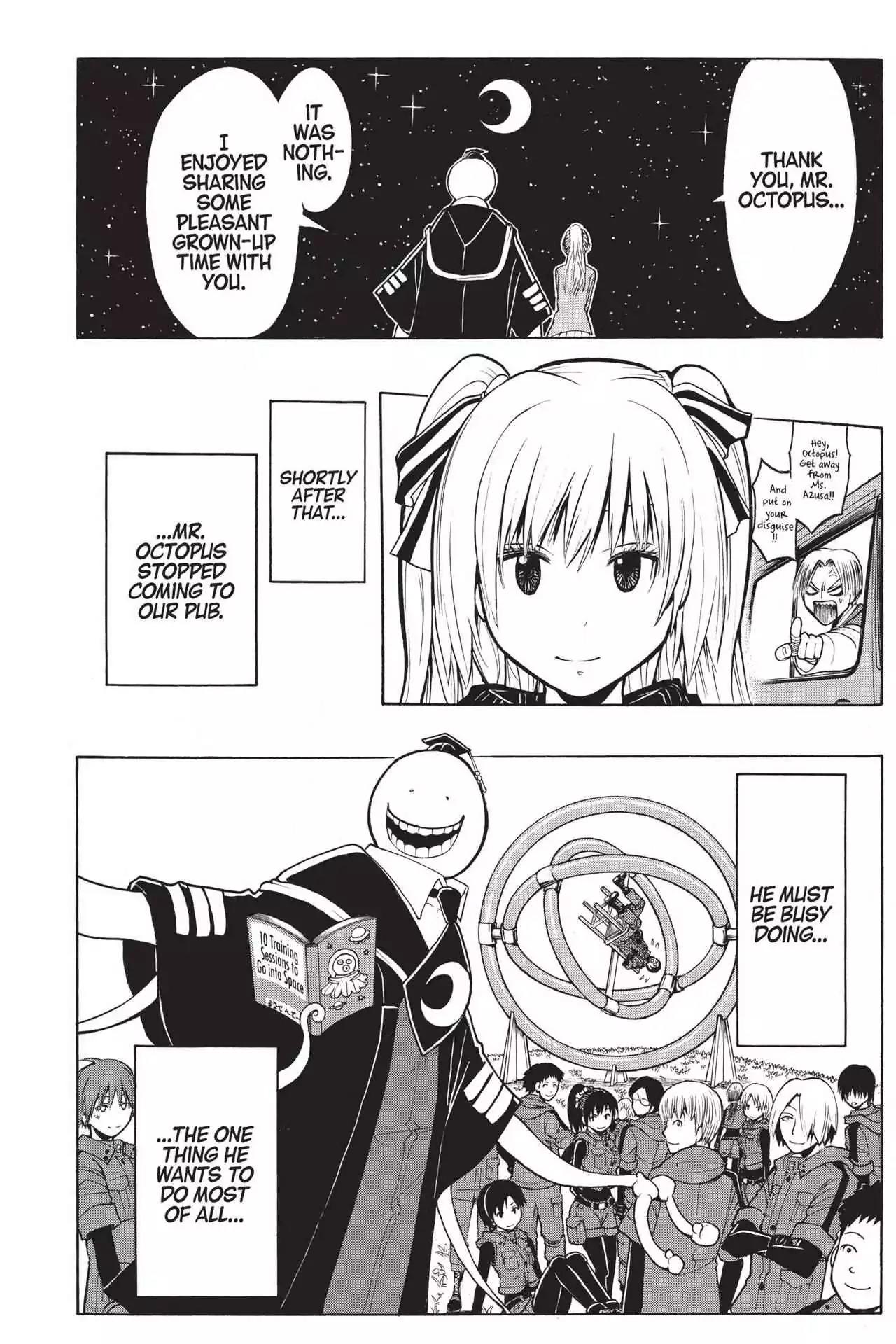 Ansatsu Kyoushitsu Chapter 180.8 page 17 - Vol.21 EXTRA CLASS 4: Time to Say Thank You
