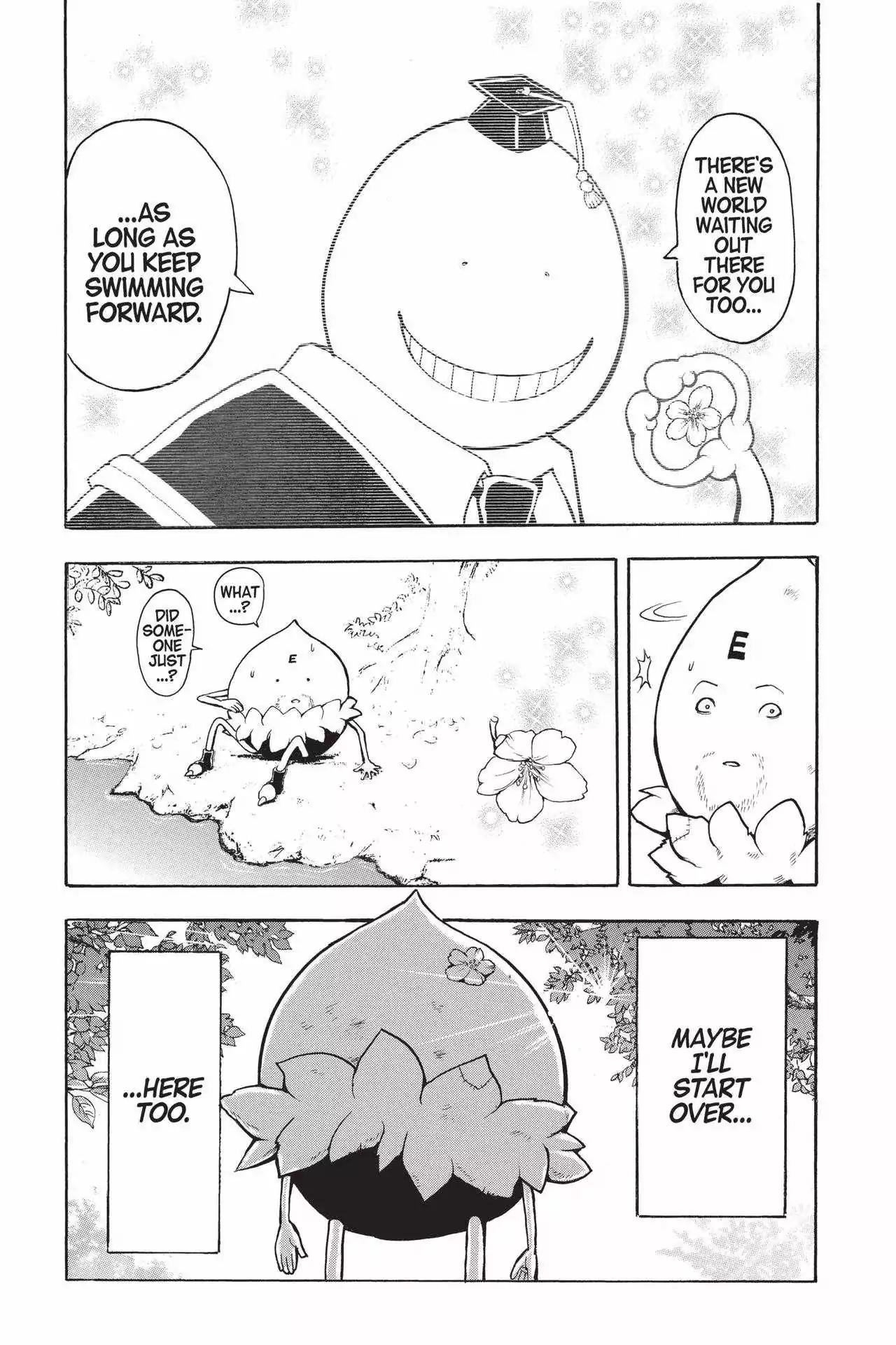 Ansatsu Kyoushitsu Chapter 180.8 page 23 - Vol.21 EXTRA CLASS 4: Time to Say Thank You