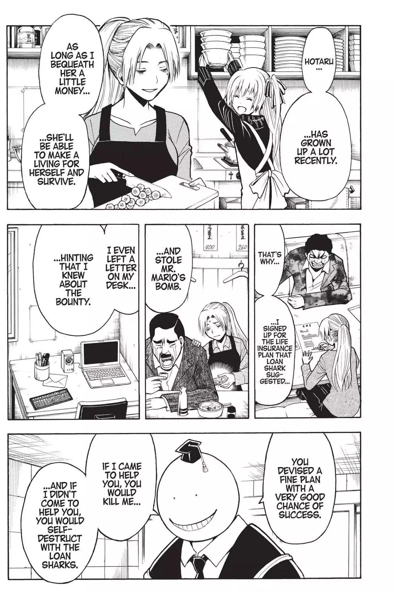 Ansatsu Kyoushitsu Chapter 180.8 page 8 - Vol.21 EXTRA CLASS 4: Time to Say Thank You