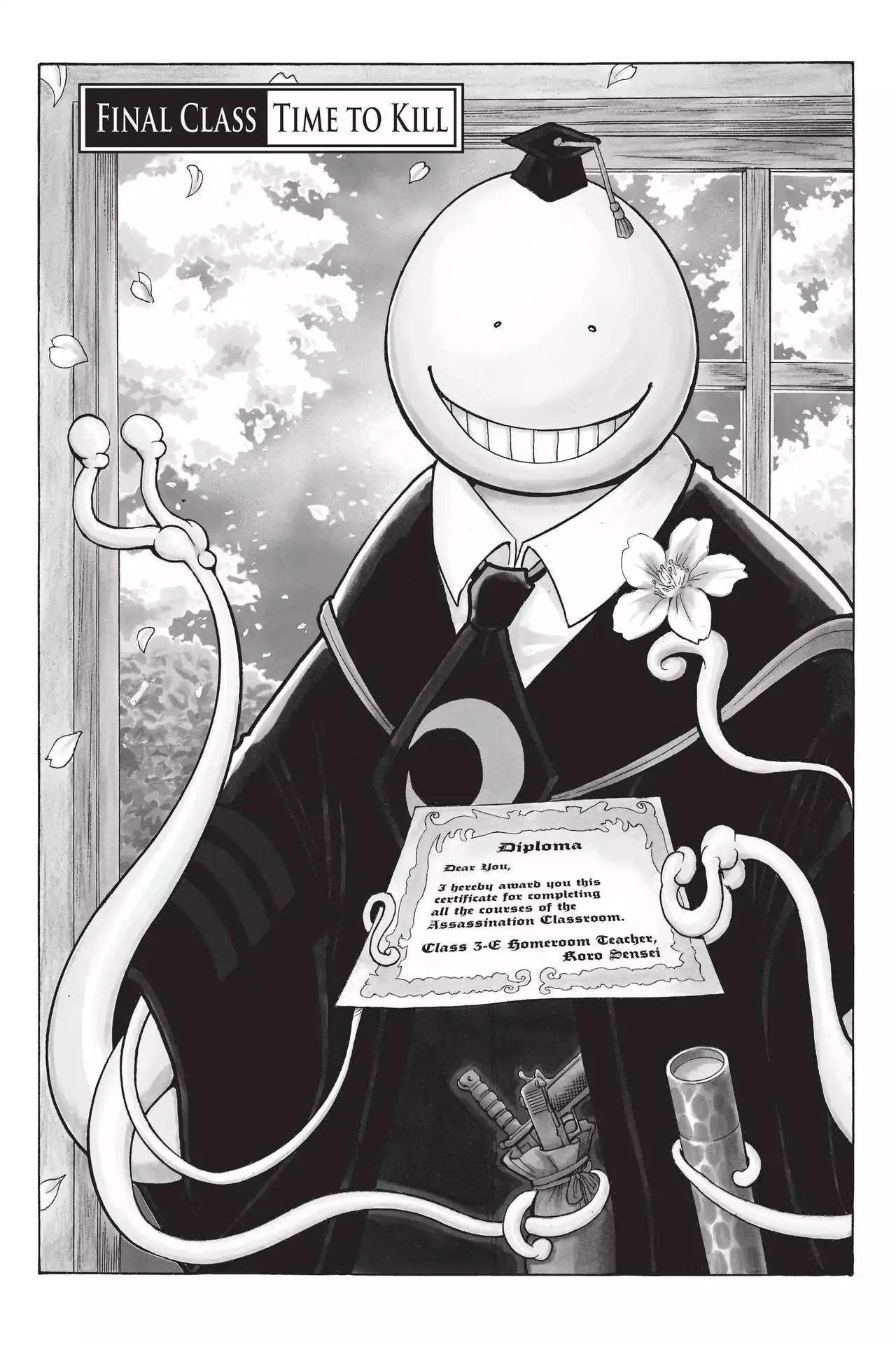 Ansatsu Kyoushitsu Chapter 180 page 1 - Vol.21 FINAL CLASS: Time to Kill [END]