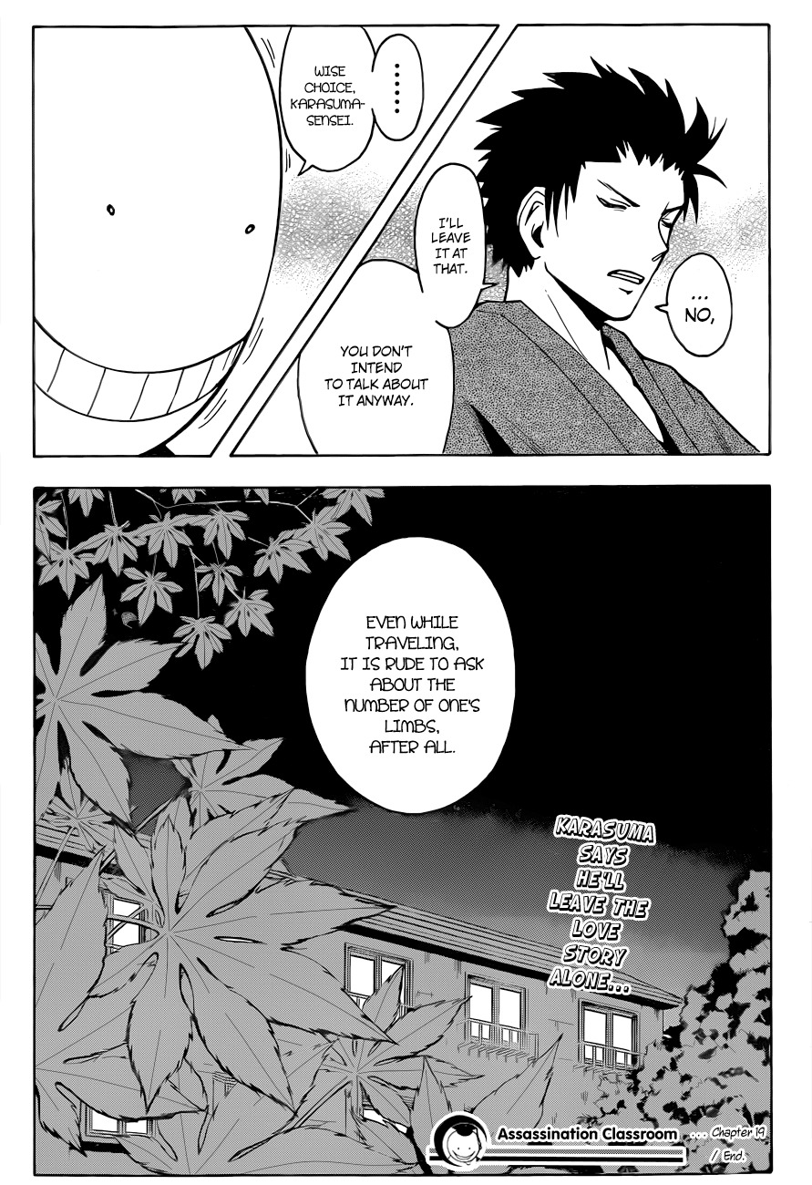 Ansatsu Kyoushitsu Chapter 19 page 20 - Chapter 19 : Curiosity Time