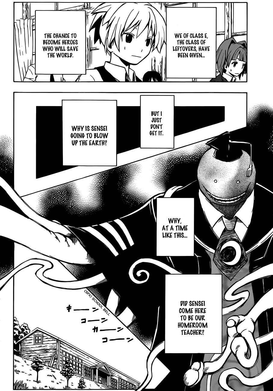 Ansatsu Kyoushitsu Chapter 2 page 11 - Chapter 2 : Baseball time.