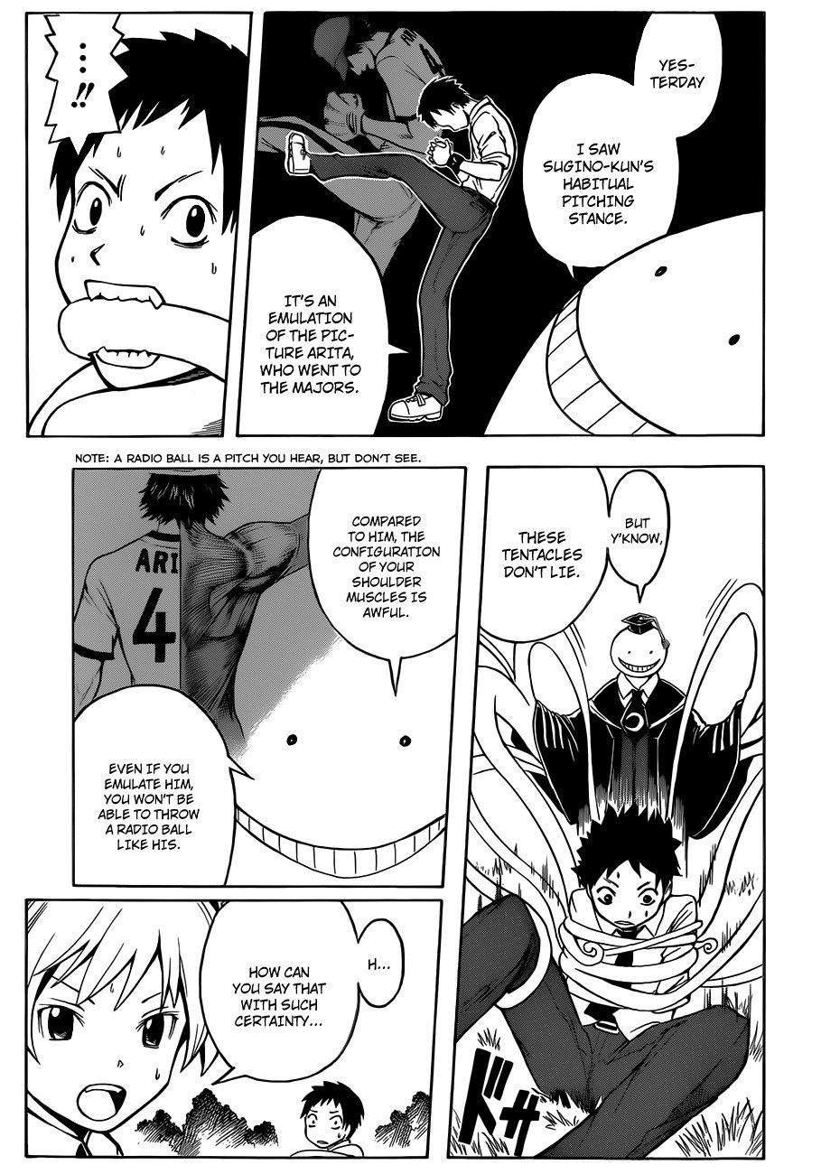 Ansatsu Kyoushitsu Chapter 2 page 16 - Chapter 2 : Baseball time.