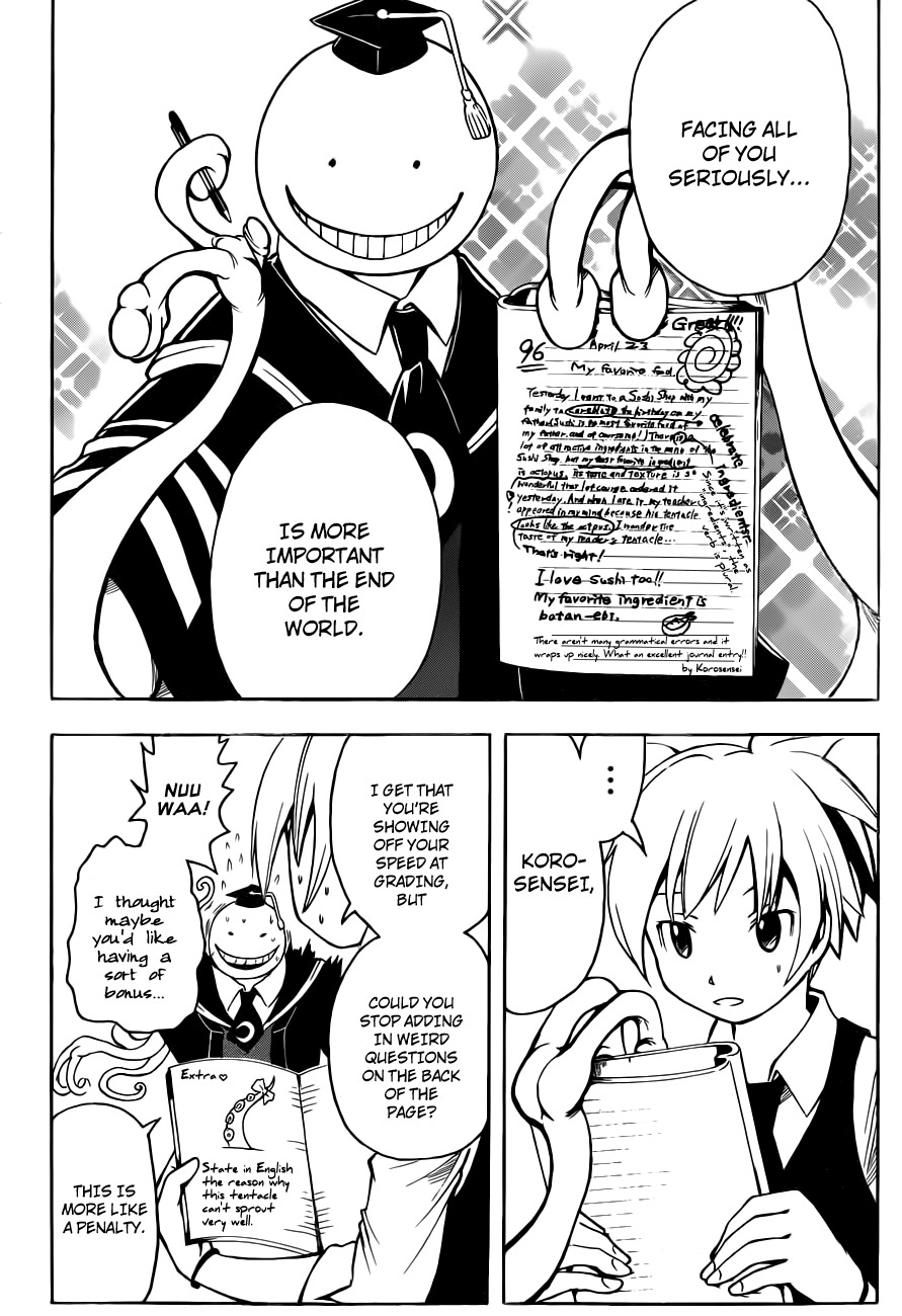 Ansatsu Kyoushitsu Chapter 2 page 21 - Chapter 2 : Baseball time.
