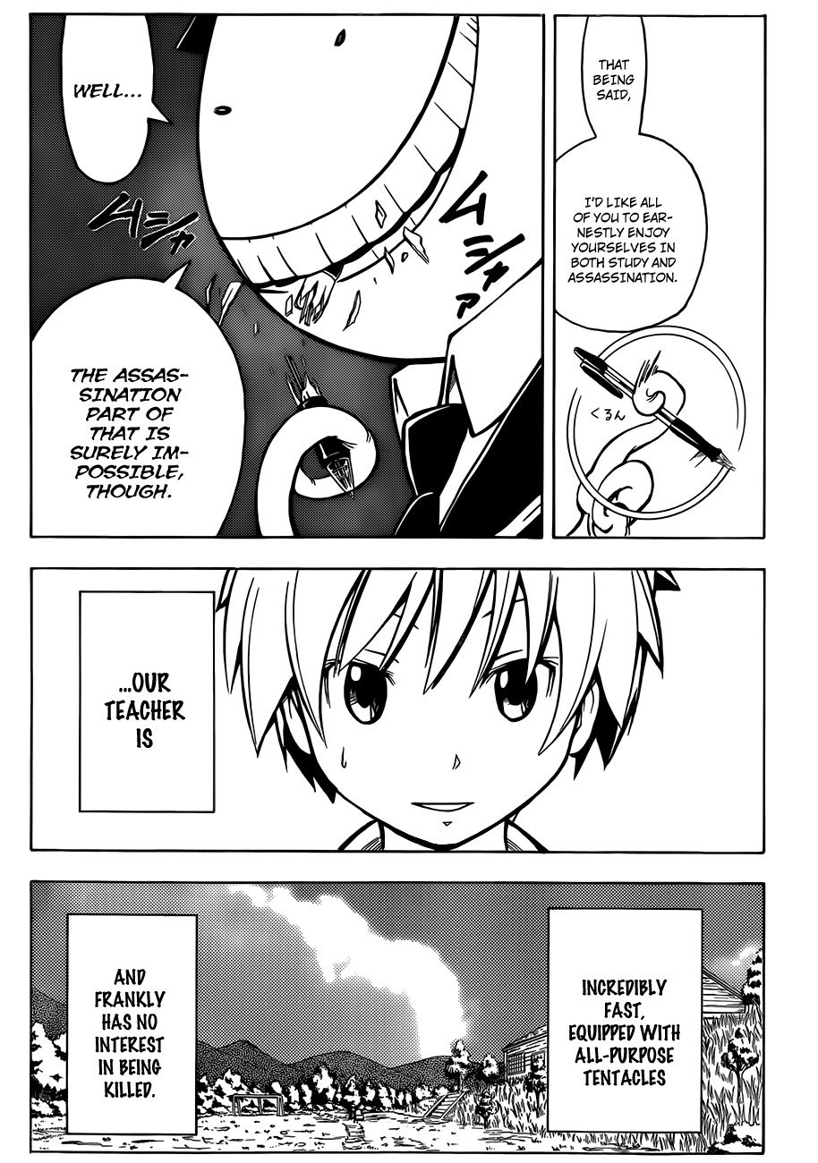 Ansatsu Kyoushitsu Chapter 2 page 22 - Chapter 2 : Baseball time.