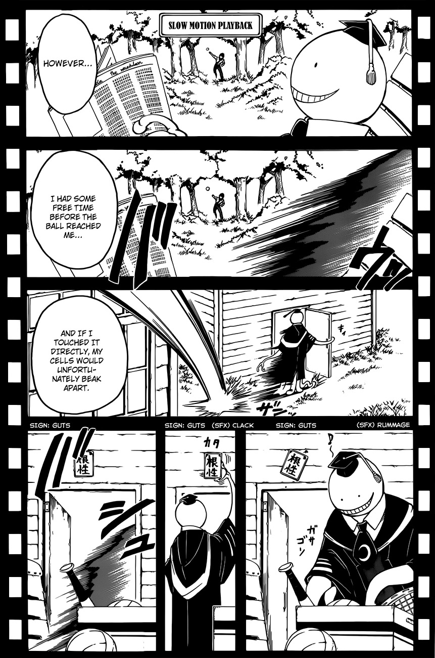 Ansatsu Kyoushitsu Chapter 2 page 6 - Chapter 2 : Baseball time.