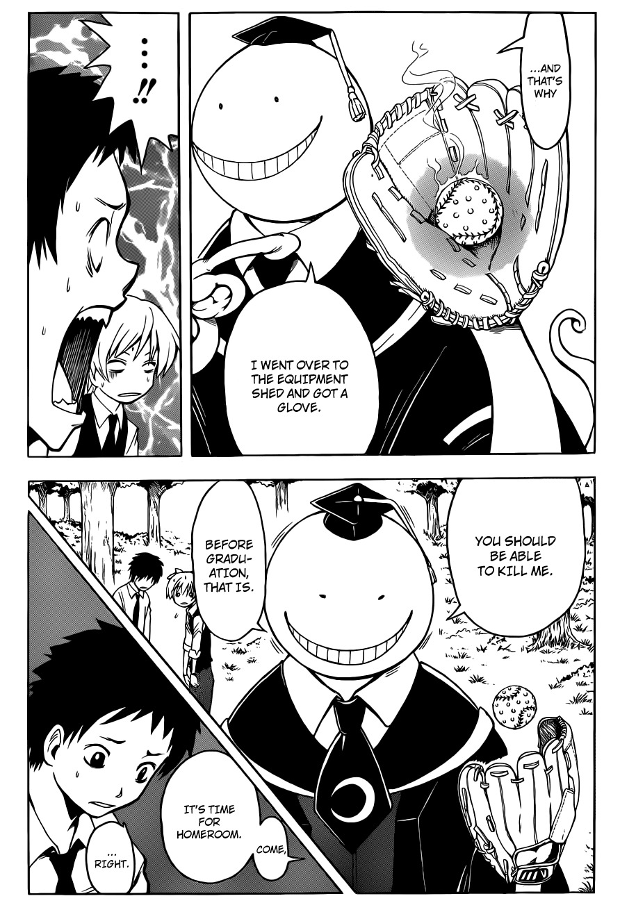 Ansatsu Kyoushitsu Chapter 2 page 7 - Chapter 2 : Baseball time.