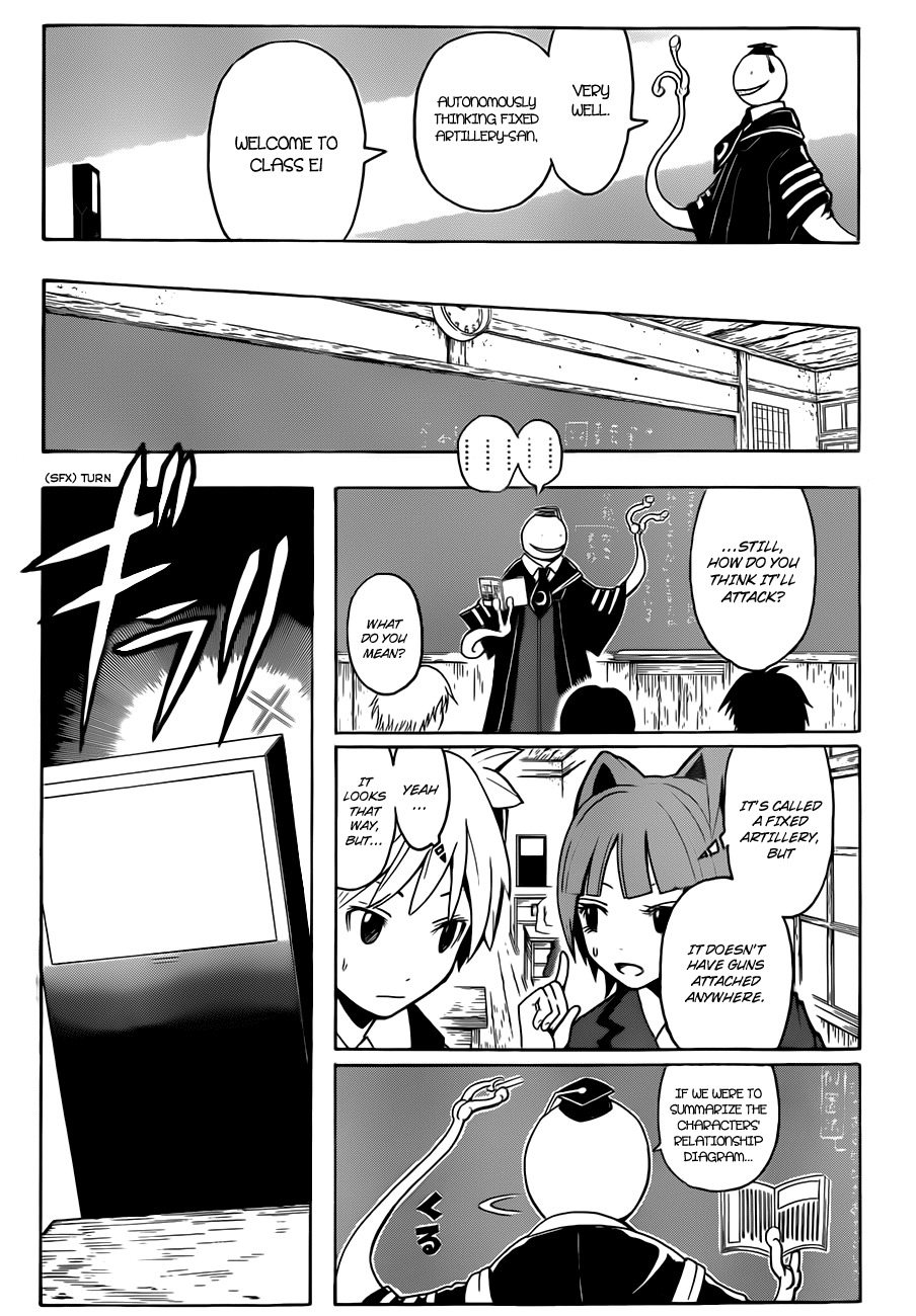 Ansatsu Kyoushitsu Chapter 20 page 12 - Chapter 20 : Transfer Student Time.