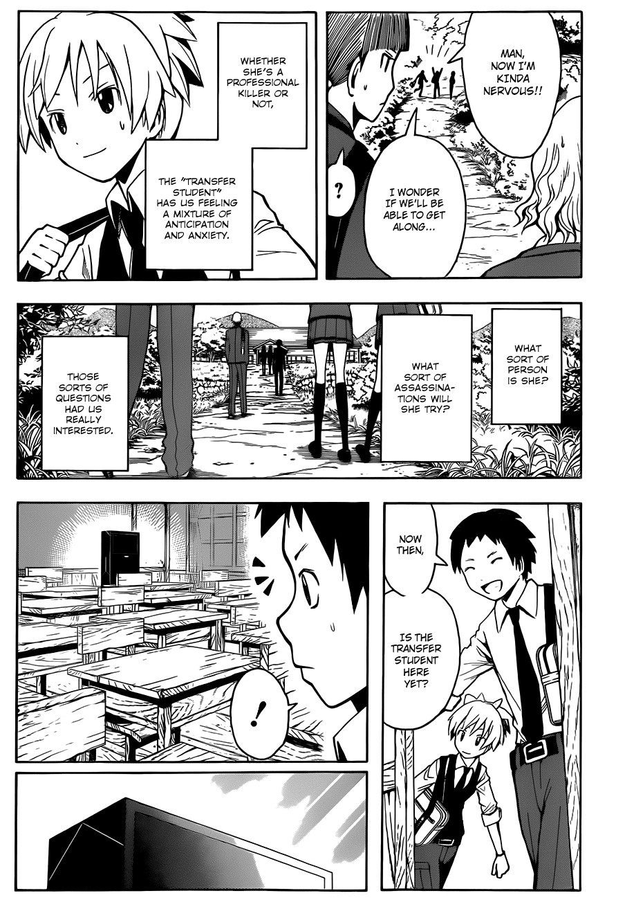 Ansatsu Kyoushitsu Chapter 20 page 8 - Chapter 20 : Transfer Student Time.