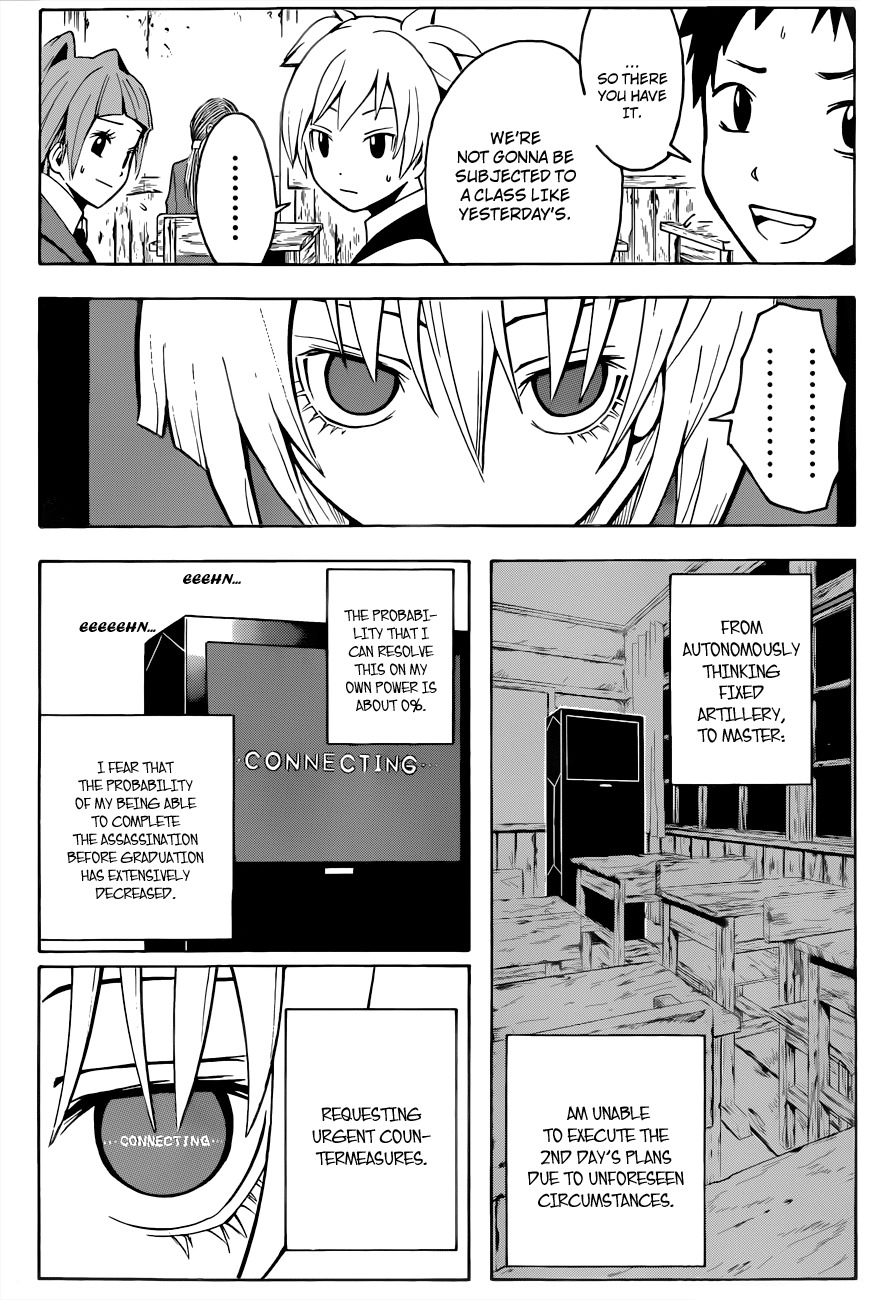 Ansatsu Kyoushitsu Chapter 21 page 10 - Chapter 21 : Improvement Time