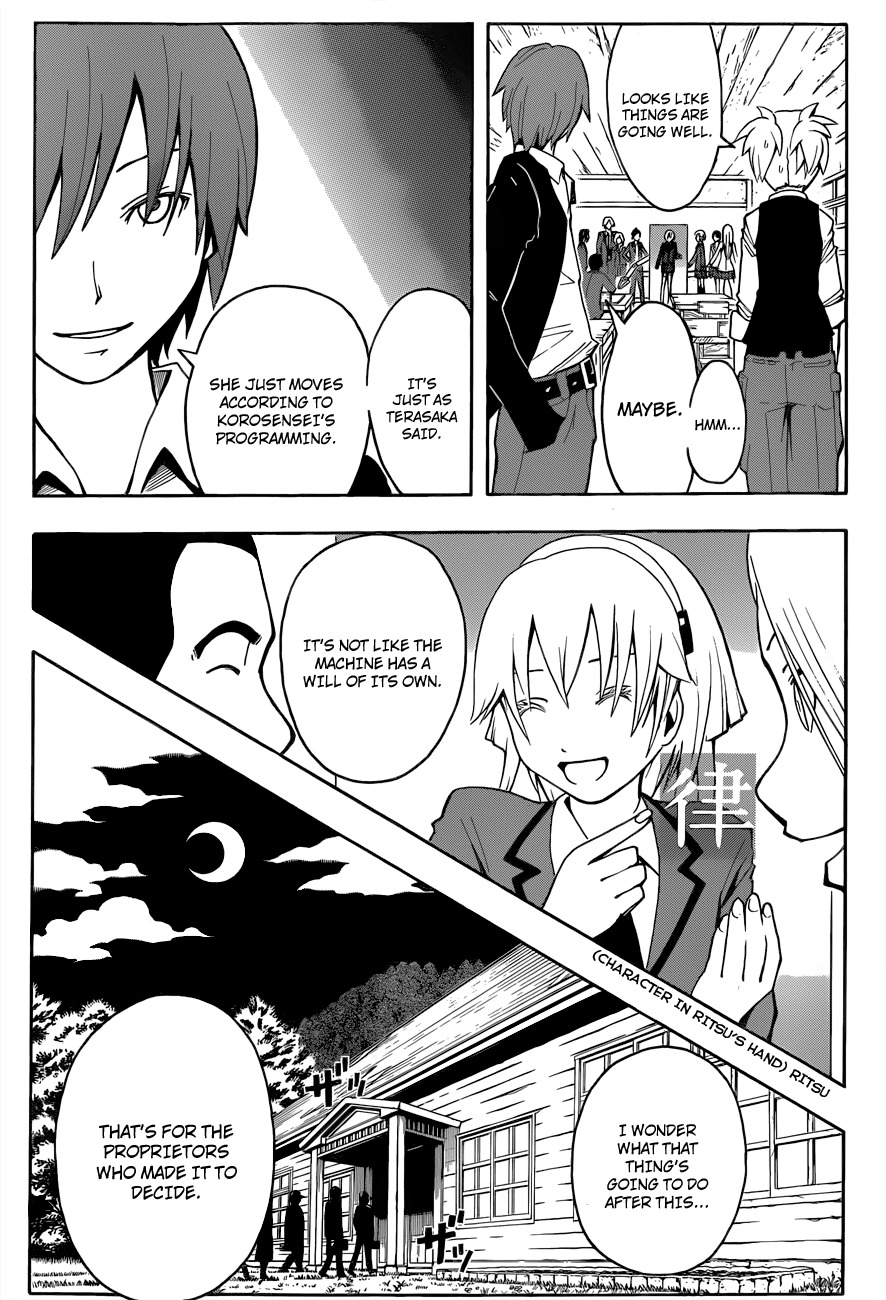 Ansatsu Kyoushitsu Chapter 22 page 10 - Chapter 22 : Autonomy Time.