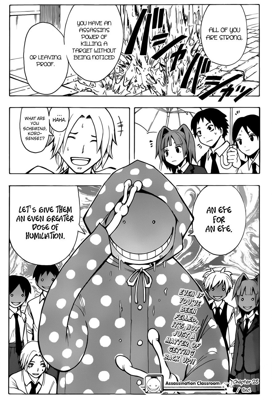 Ansatsu Kyoushitsu Chapter 23 page 20 - Chapter 23 : Humid Time