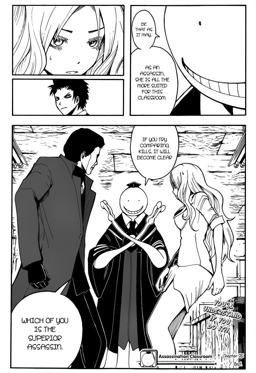 Ansatsu Kyoushitsu Chapter 25 page 20 - Chapter 25 : L and R Time.