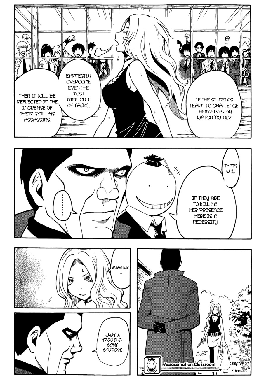 Ansatsu Kyoushitsu Chapter 27 page 19 - Chapter 27 : Time to Overcome