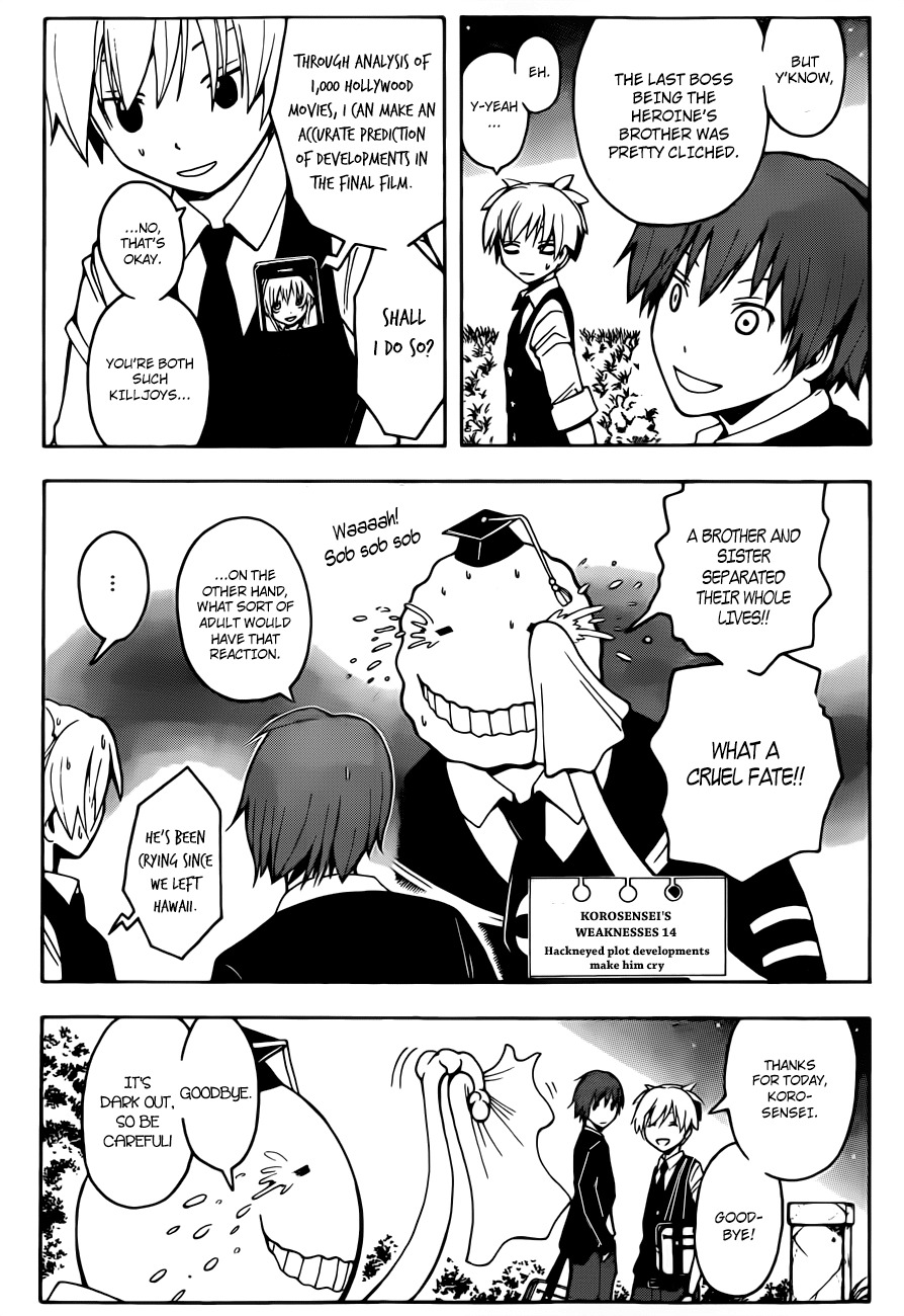 Ansatsu Kyoushitsu Chapter 28 page 15 - Chapter 28 : Movie Time.