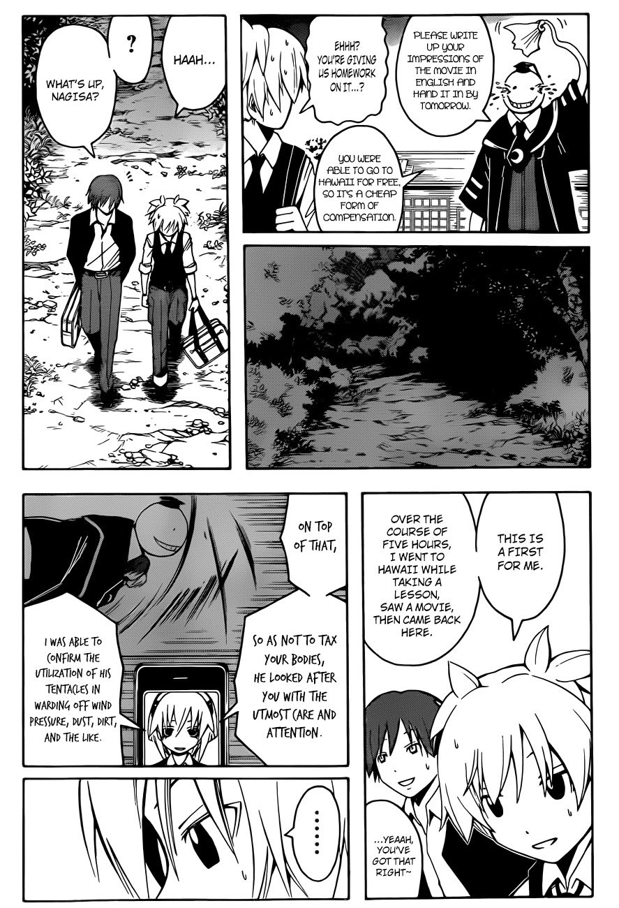 Ansatsu Kyoushitsu Chapter 28 page 16 - Chapter 28 : Movie Time.