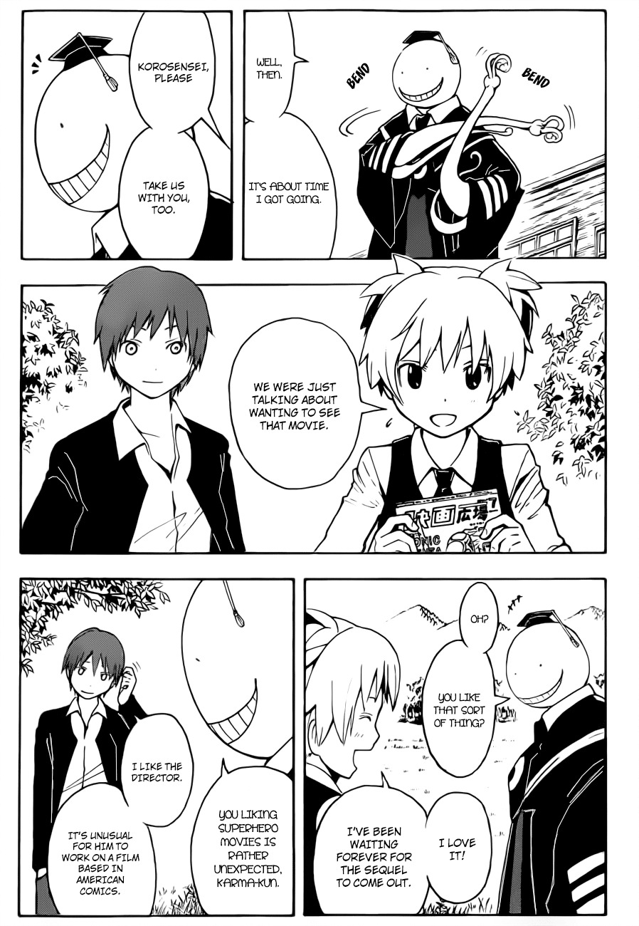 Ansatsu Kyoushitsu Chapter 28 page 4 - Chapter 28 : Movie Time.