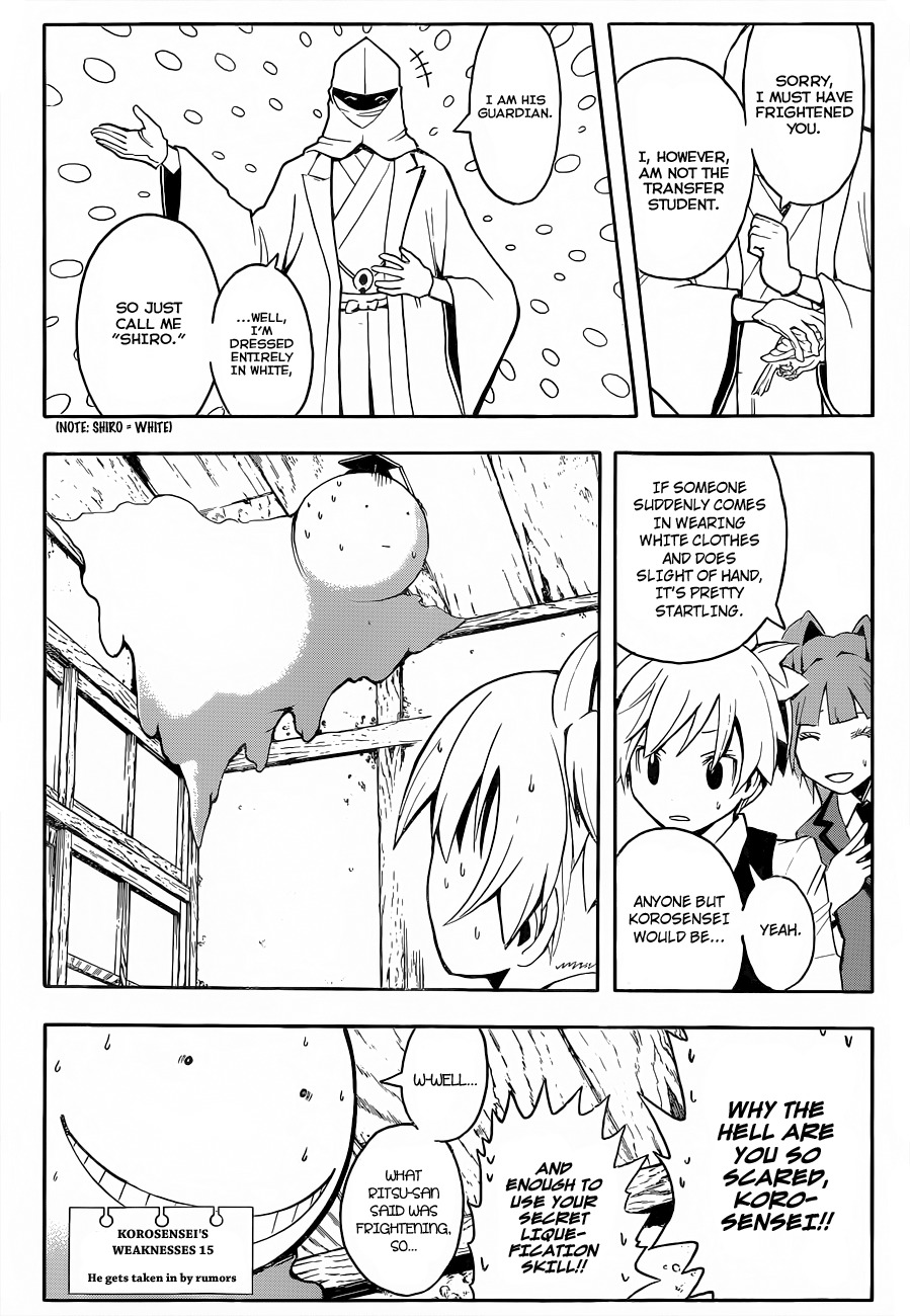 Ansatsu Kyoushitsu Chapter 29 page 10 - Chapter 29 : Transfer Student Time, Second Period