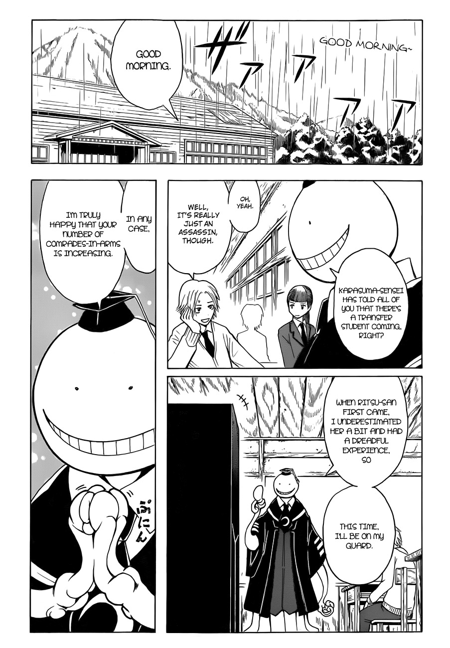 Ansatsu Kyoushitsu Chapter 29 page 5 - Chapter 29 : Transfer Student Time, Second Period