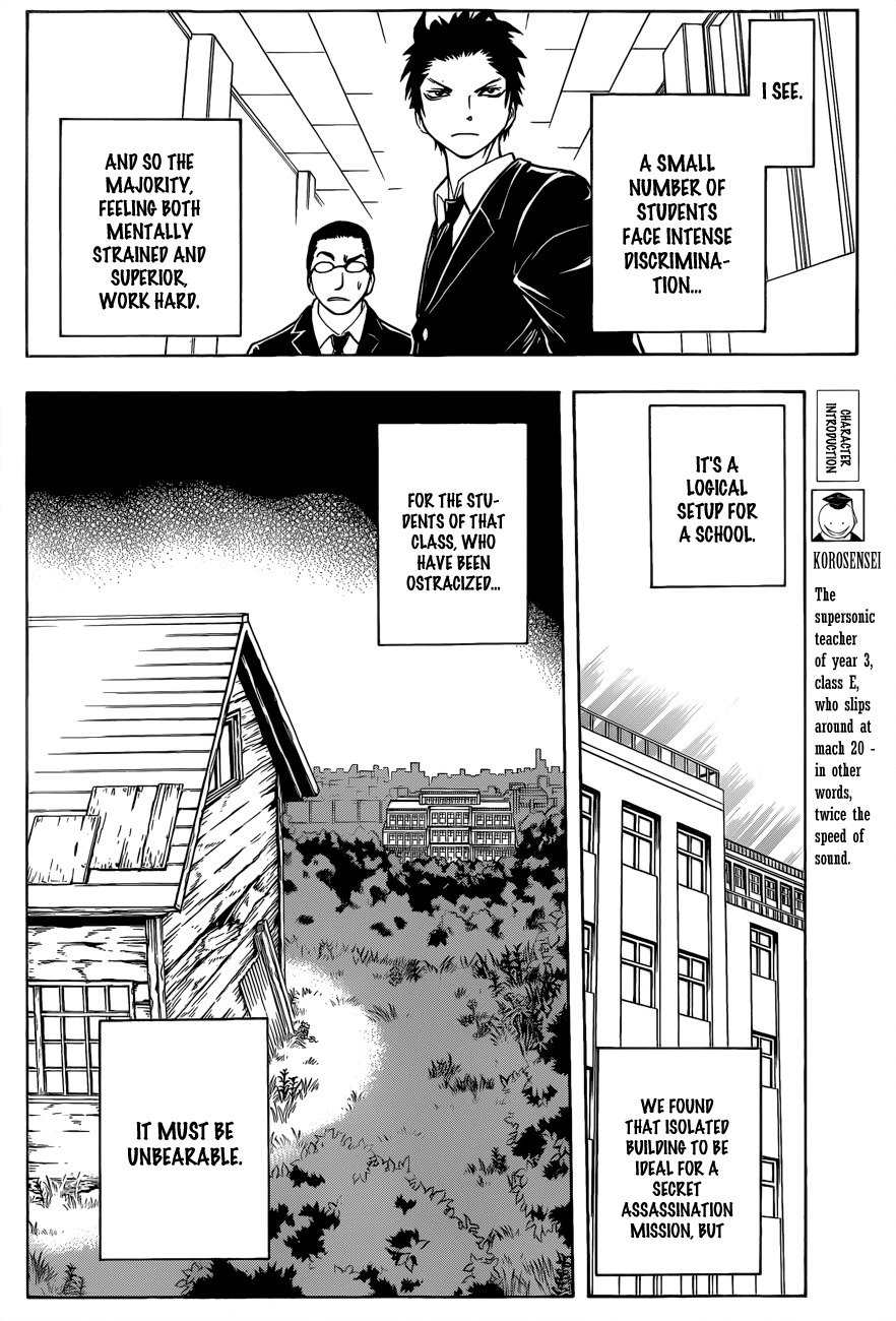 Ansatsu Kyoushitsu Chapter 3 page 11 - Chapter 3 : Service Time.