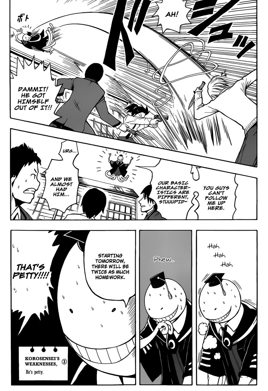 Ansatsu Kyoushitsu Chapter 3 page 16 - Chapter 3 : Service Time.