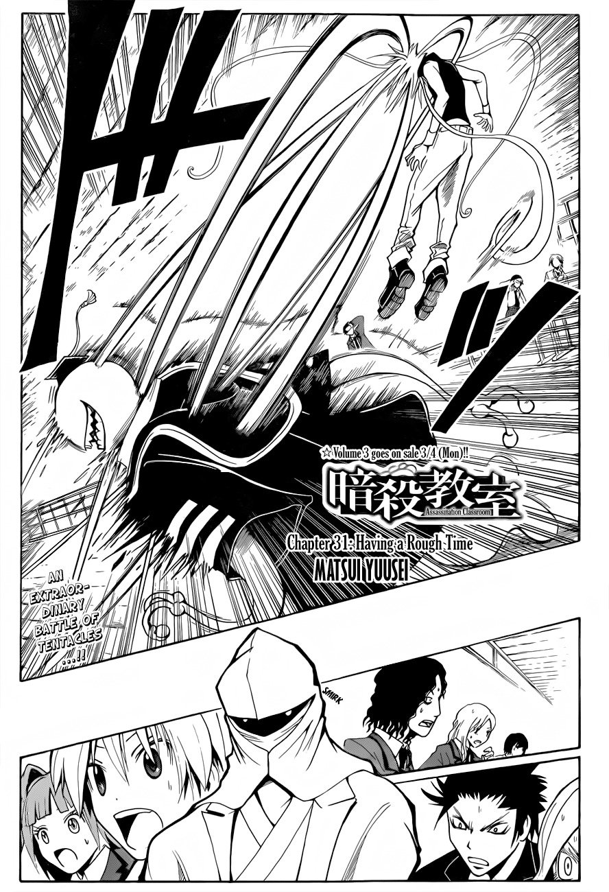 Ansatsu Kyoushitsu Chapter 31 page 2 - Chapter 31 : Having a Rough Time