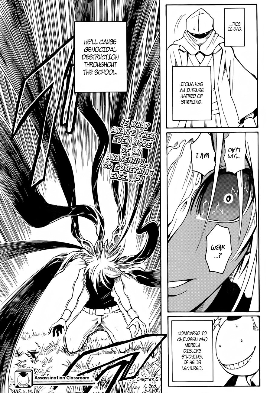 Ansatsu Kyoushitsu Chapter 31 page 20 - Chapter 31 : Having a Rough Time