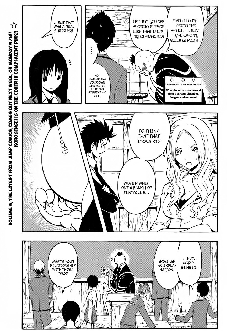Ansatsu Kyoushitsu Chapter 32 page 10 - Chapter 32 : A Time of Connections