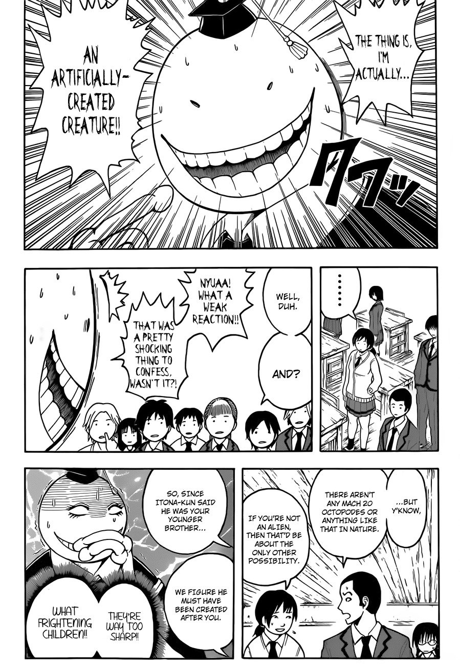 Ansatsu Kyoushitsu Chapter 32 page 12 - Chapter 32 : A Time of Connections