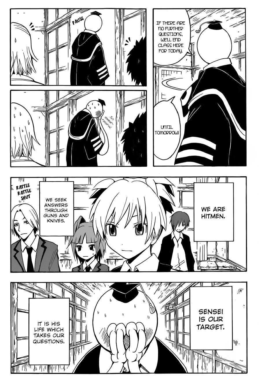 Ansatsu Kyoushitsu Chapter 32 page 16 - Chapter 32 : A Time of Connections