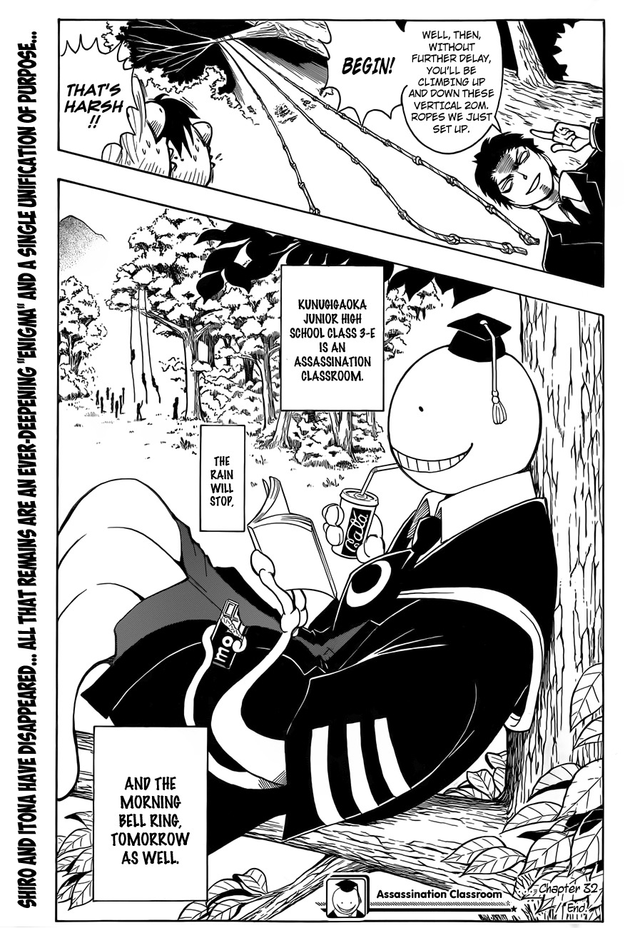 Ansatsu Kyoushitsu Chapter 32 page 20 - Chapter 32 : A Time of Connections