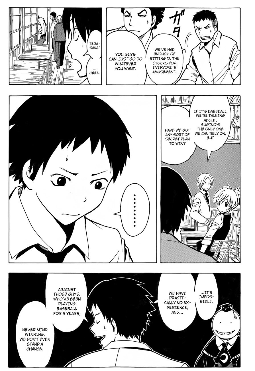 Ansatsu Kyoushitsu Chapter 33 page 10 - Chapter 33 : Time for a Ball Game.