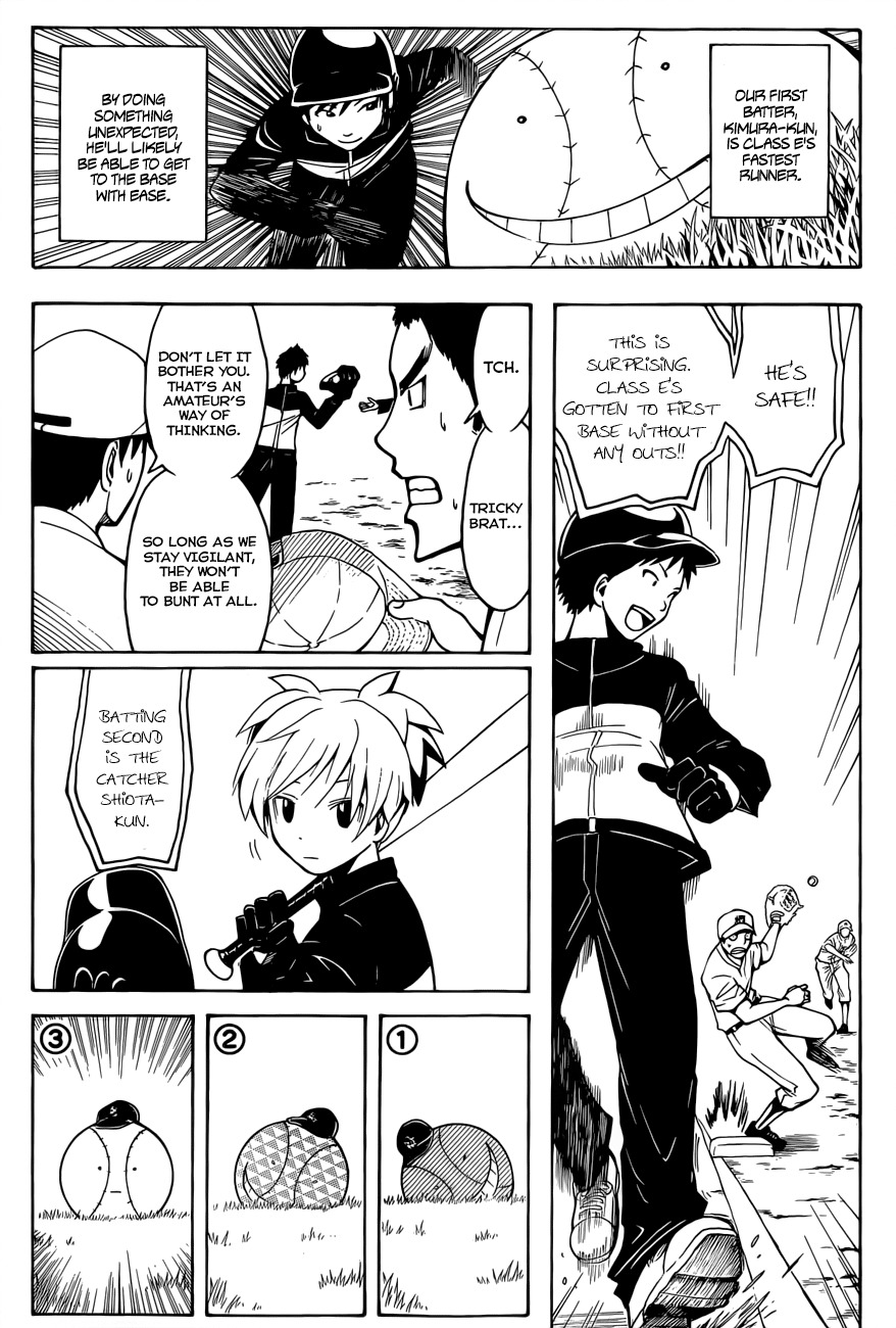 Ansatsu Kyoushitsu Chapter 34 page 9 - Chapter 34 : Time to Bat First.