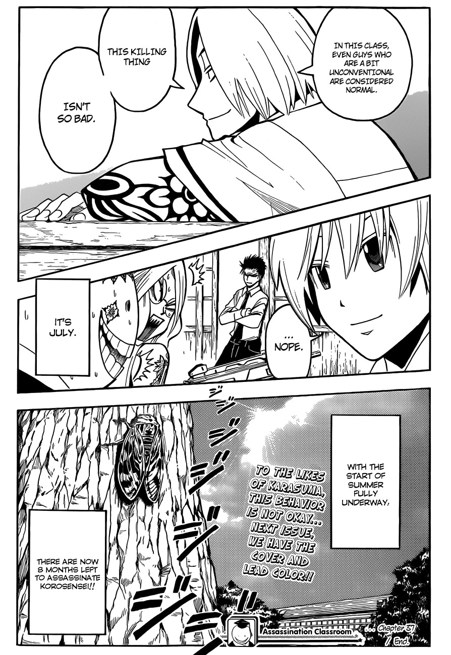 Ansatsu Kyoushitsu Chapter 37 page 20 - Chapter 37 : Art Time