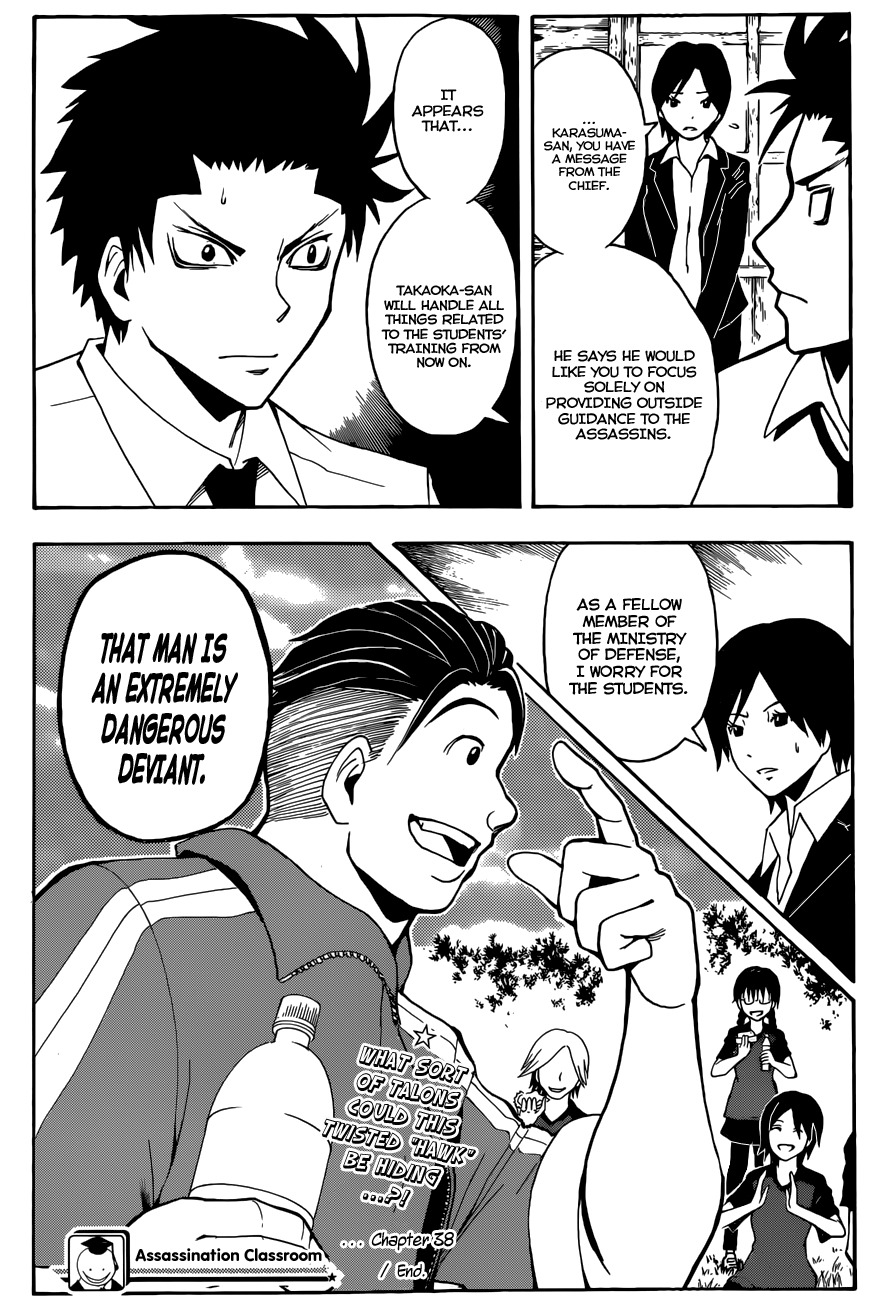 Ansatsu Kyoushitsu Chapter 38 page 21 - Chapter 38 : Training Time.