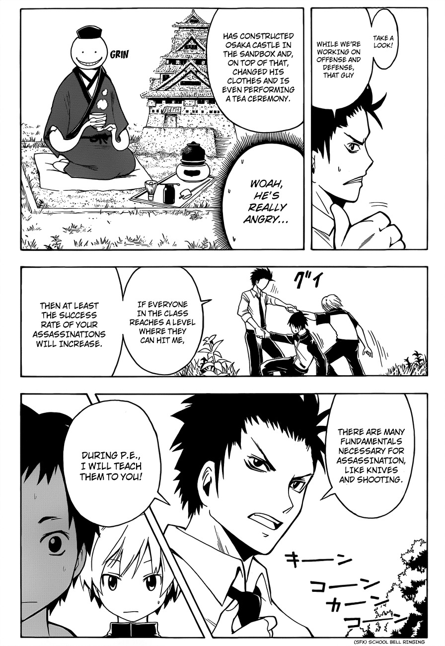 Ansatsu Kyoushitsu Chapter 4 page 10 - Chapter 4 : Fundamentals time.