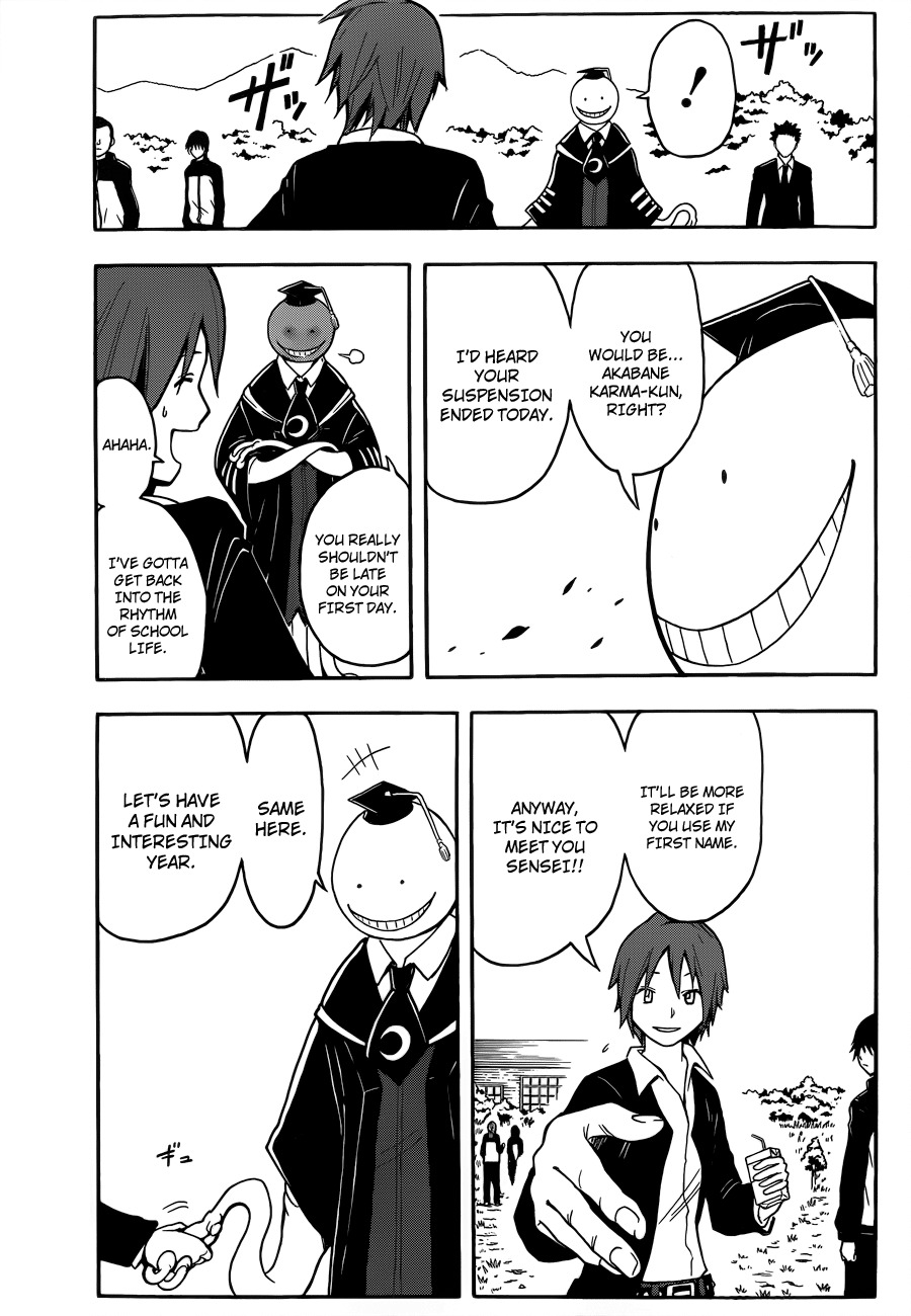 Ansatsu Kyoushitsu Chapter 4 page 14 - Chapter 4 : Fundamentals time.