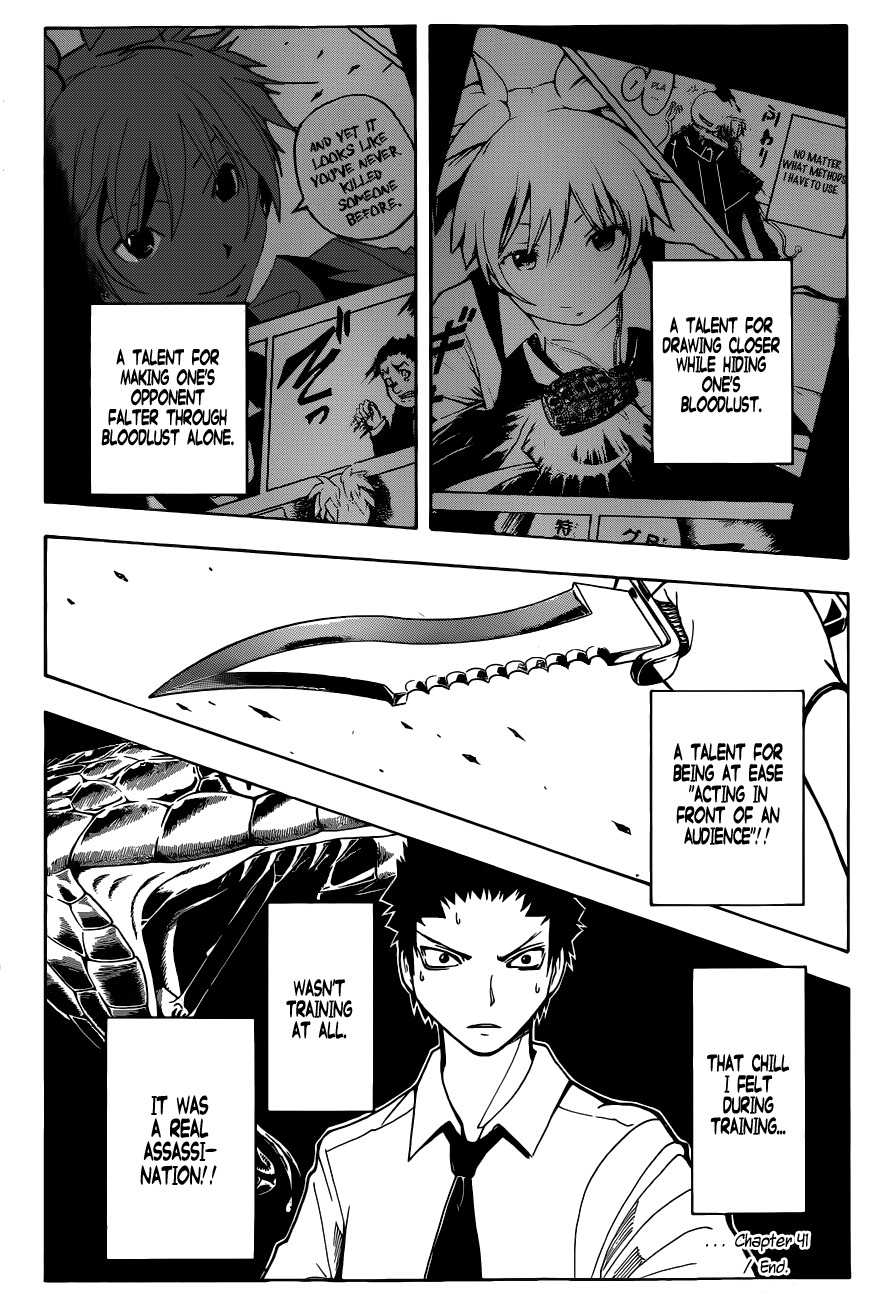 Ansatsu Kyoushitsu Chapter 41 page 18 - Chapter 41 : Talent Time