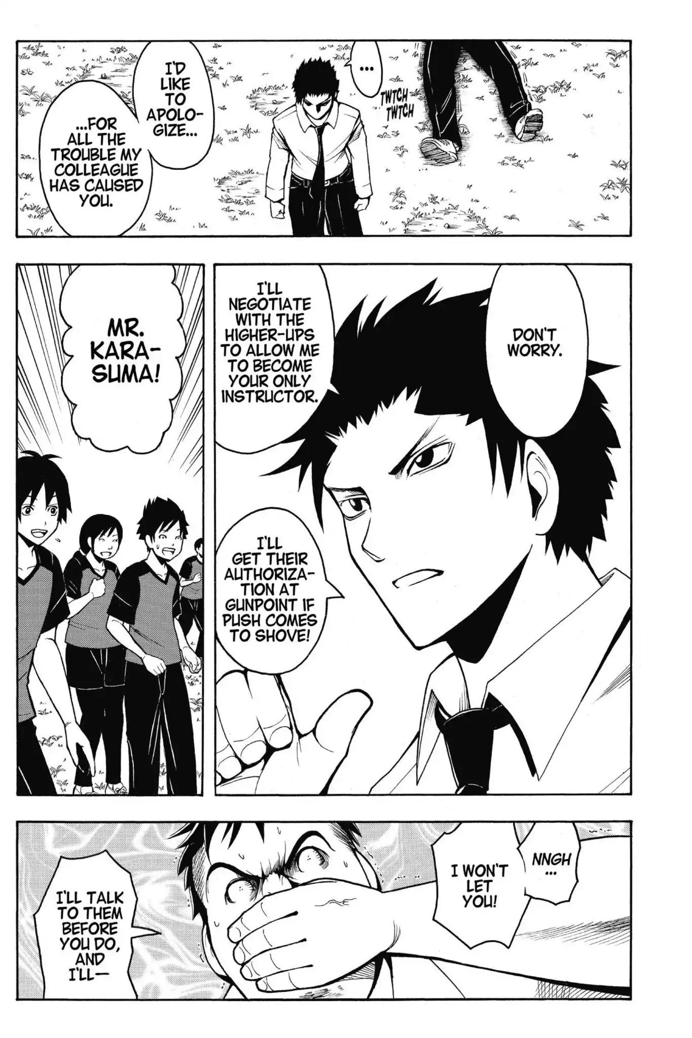 Ansatsu Kyoushitsu Chapter 42 page 11 - Chapter 42: Vol.5 CLASS 42: Time for Doubts